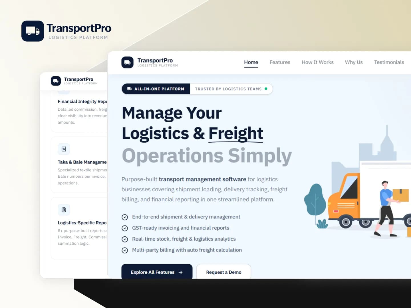TransportPro â€“ Transport Management Software