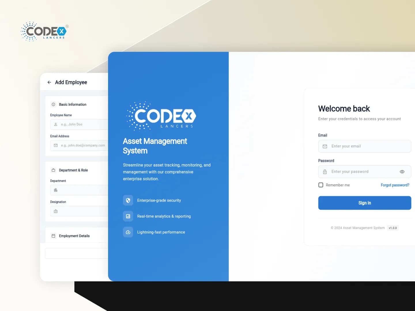 AMS Codex â€” Asset Management System