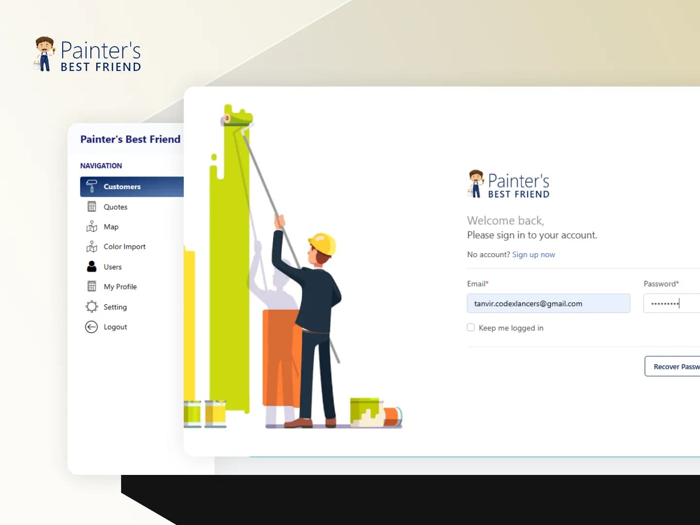 Painterâ€™s Restored â€“ Service Management System