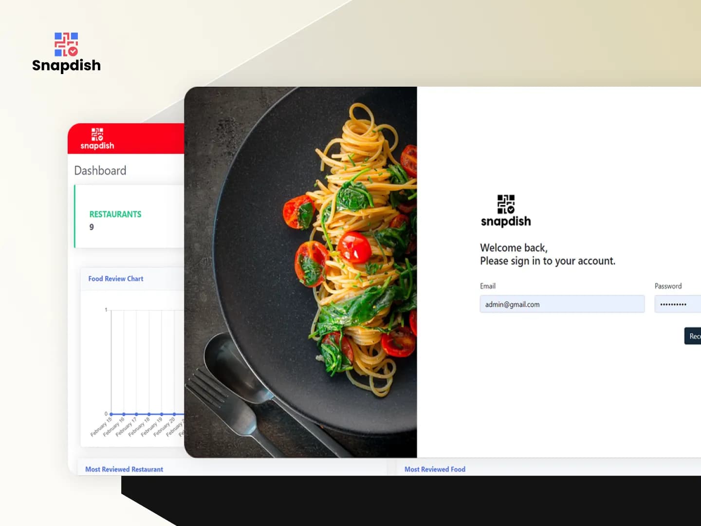 SnapDish â€“ Restaurant Menu Creation & Review (Web Admin Panel)
