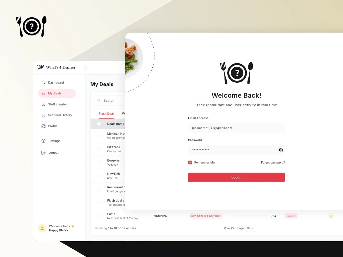 Whatâ€™s 4 Dinner Web App