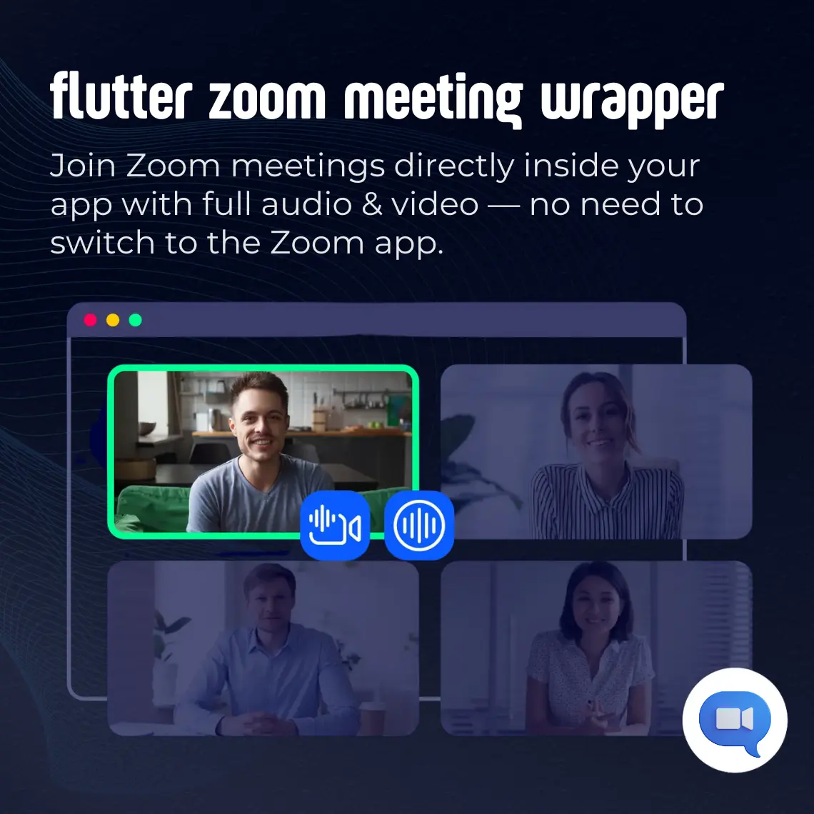 Flutter Zoom Meeting Wrapper